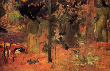 The Bathers Artwork by Paul Gauguin