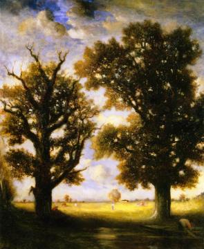Two Trees Artwork by Gilbert Munger