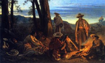 The Bandito's Camp Artwork by Erneste Etienne de Francheville Narjot