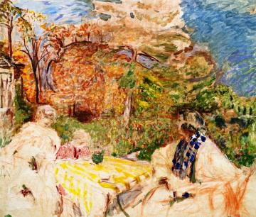 Women and Child at Clos Cézanne Artwork by Edouard Vuillard