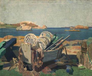 Fishing Gear, Brittany, France Artwork by Stanley Royle