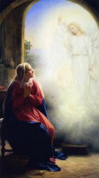 The Annunciation Artwork by Carl Heinrich Bloch