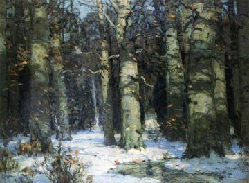 Winter In The Forest Artwork by John F. Carlson