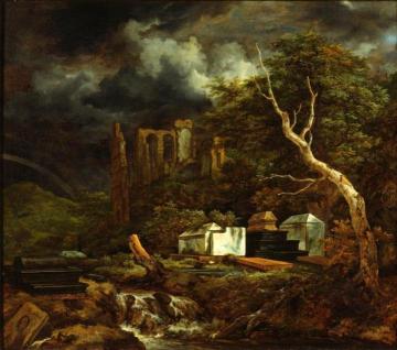 The Jewish Cemetery Artwork by Jacob van Ruisdael