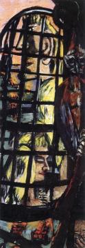 Perseus (Triptych - Right Panel) Artwork by Max Beckmann
