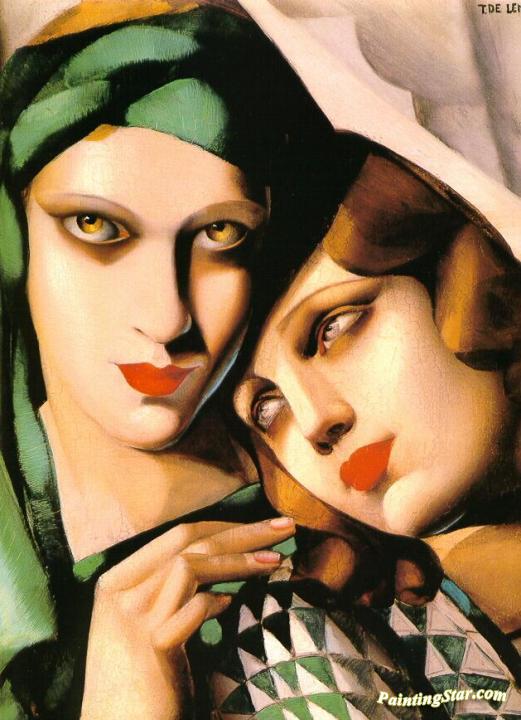 The Green Turban Artwork by Tamara De Lempicka