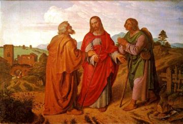 The Road To Emmaus Artwork by Joseph von Führich