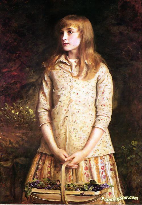 Sweetest eyes that were ever seen… Artwork by Sir John Everett Millais