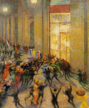 Riot Artwork by Umberto Boccioni