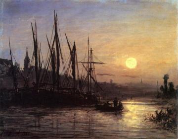 Seascape Artwork by Johan Berthold Jongkind