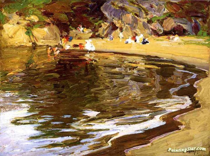 Bathers in a Cove Artwork by Edward Potthast