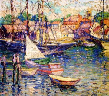 Harbor Artwork by Lillian Burk Meeser