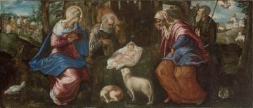 The Nativity Artwork by Tintoretto Jacopo