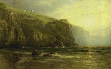 Sunset along the Coast of Cornwall Artwork by William Trost Richards