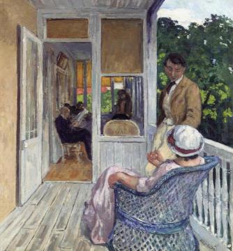 The Veranda Artwork by Albert André