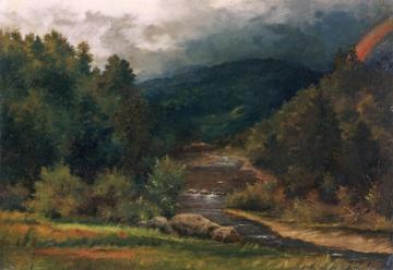 The Rainbow Artwork by George Inness