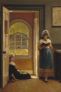 Kept in School Artwork by George Dunlop Leslie
