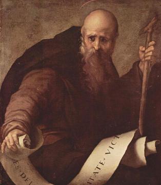 Antonius Abbas Artwork by Jacopo Pontormo