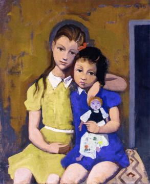 Children's Portrait Artwork by Karl Hofer