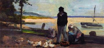 Near Honfleur Artwork by Eugène-Louis Boudin