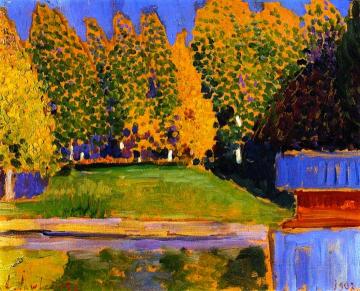 Autumn Landscape Artwork by Alexej Jawlensky