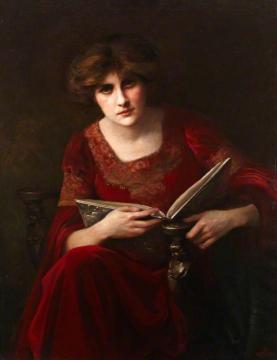 Lady in Red Artwork by Beatrice Offor