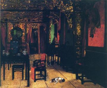 Chinese Interior Artwork by Henry Alexander