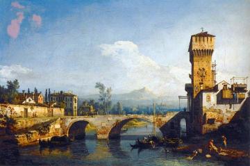Capriccio Padovano Artwork by Bernardo Bellotto