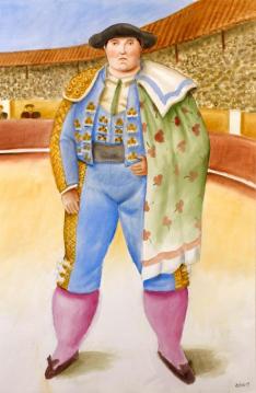 Matador in the Arena Artwork by Fernando Botero