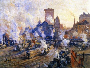 Old Grand Central Station Artwork by Colin Campbell Cooper