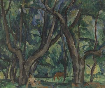 Park Artwork by Pyotr Konchalovsky