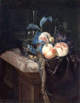 Still Life with Fruit Artwork by Willem van Aelst