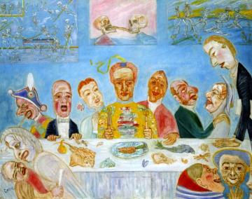 Banquet Of The Starved Artwork by James Ensor
