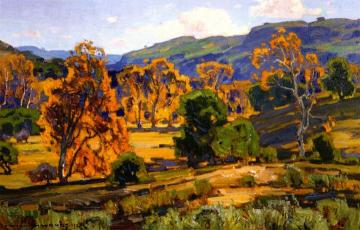 Laguna Canyon, Oaks and Sycamores Artwork by William Wendt