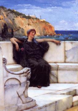 Resting Artwork by Sir Lawrence Alma Tadema
