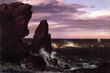 Coast Scene Artwork by Frederic Edwin Church