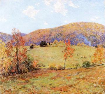 Early Fall, New England Artwork by Willard Leroy Metcalf
