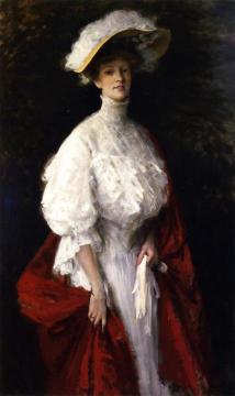 Miss Frances V. Earle Artwork by William Merritt Chase
