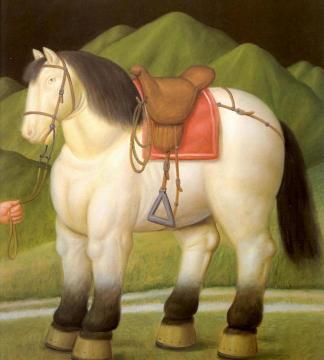 Horse Artwork by Fernando Botero