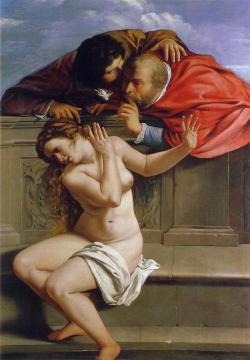 Susanna and the Elders Artwork by Artemisia Gentileschi