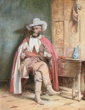 A Festive Offering Artwork by George Goodwin Kilburne