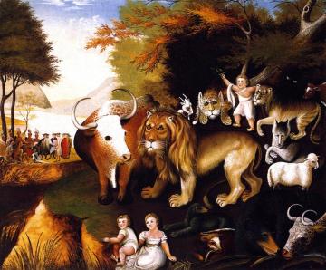 Peaceable Kingdom Artwork by Edward Hicks