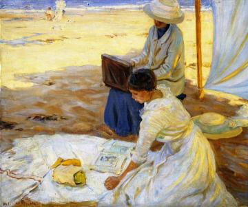 Under the Shadow of the Tent Artwork by Helen Galloway McNicoll