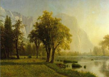 El Capitan, Yosemite Valley Artwork by Albert Bierstadt