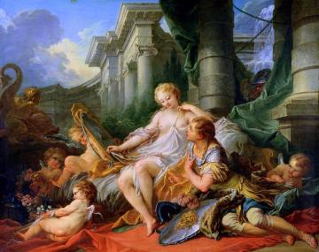 Rinaldo And Armida Artwork by Francois Boucher