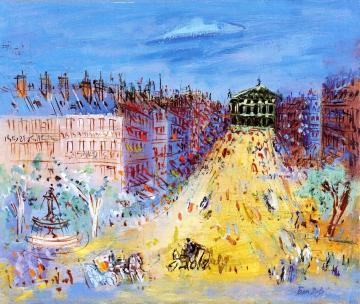 Avenue De L'opera Artwork by Jean Dufy