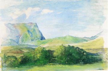 The Aora, Looking South From Papeete, Tehiti, May 29th, Noon, Near Consulate, Opposite Entrance To Queen Marau's Artwork by John La Farge