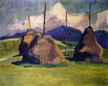 Haystacks Artwork by Franz Marc