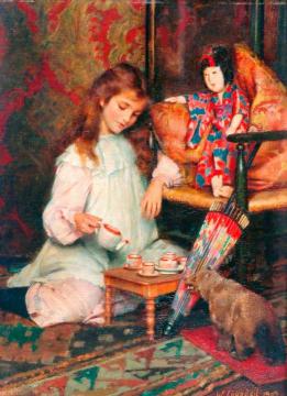 An Anglo-Japanese Alliance Artwork by William Logsdail