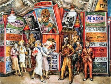 Twenty Cent Movie Artwork by Reginald Marsh